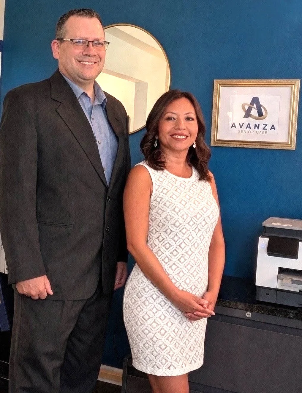 Angelica and Patrick, owners of Avanza Senior Care